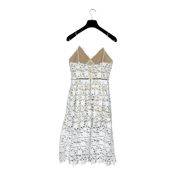 Self-Portrait NWT Azaelea Sleeveless Lace Midi-Dress Size 8 UK 4 US - Picture 4 of 9